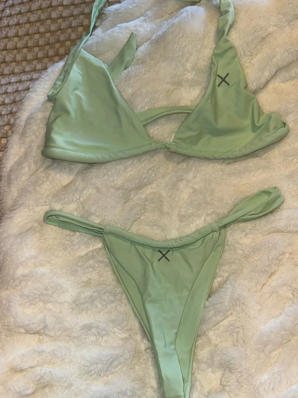 Boutine LA Mint Green Triangle Bikini Set